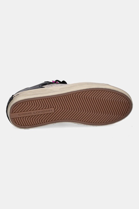 Crime London sneakersy skórzane SK8 DELUXE WEDGE 25193AA8.10 czarny