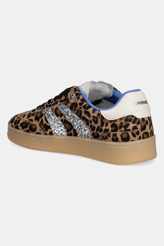 Obuwie Crime London sneakersy skórzane WEMBLEY 25250AA8.68 brązowy