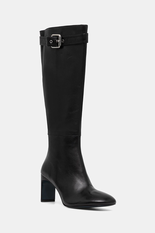 Patrizia Pepe stivali in pelle non isolato nero 8Y0137.L048.FB30