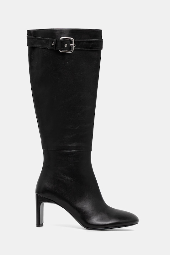 Patrizia Pepe kozaki skórzane 8Y0137.L048.FB30 czarny AW25