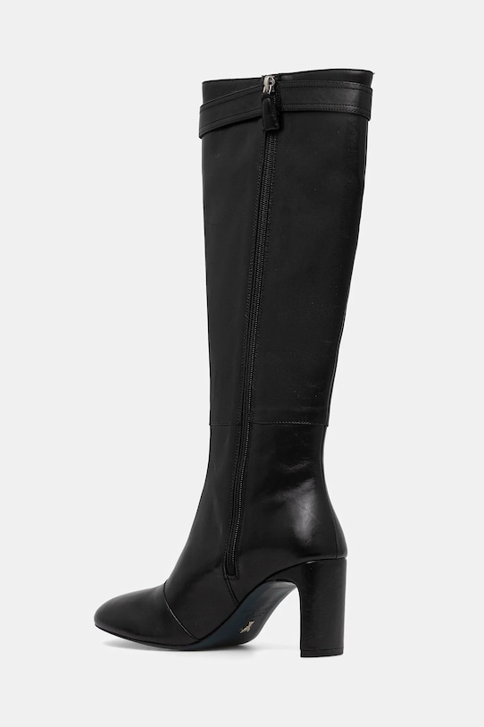 Obuwie Patrizia Pepe kozaki skórzane 8Y0137.L048.FB30 czarny