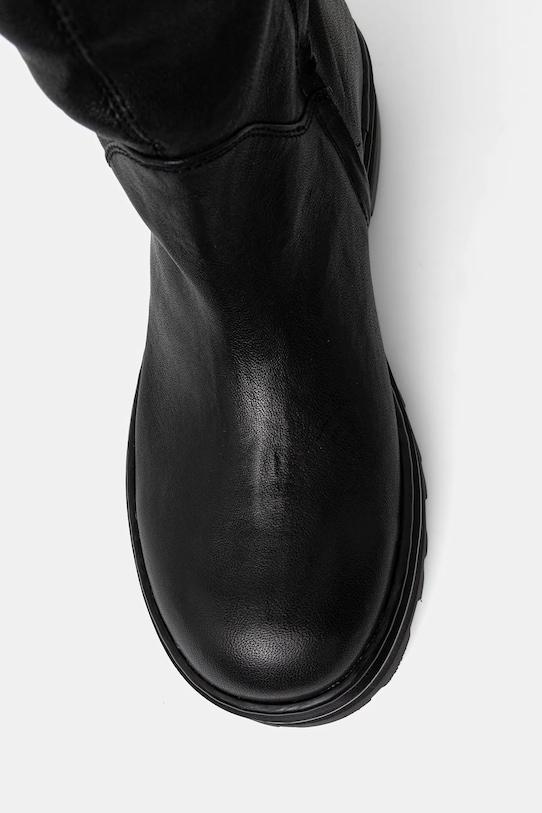 Шкіряні чоботи Patrizia Pepe чорний 8Y0142.L005.FB30