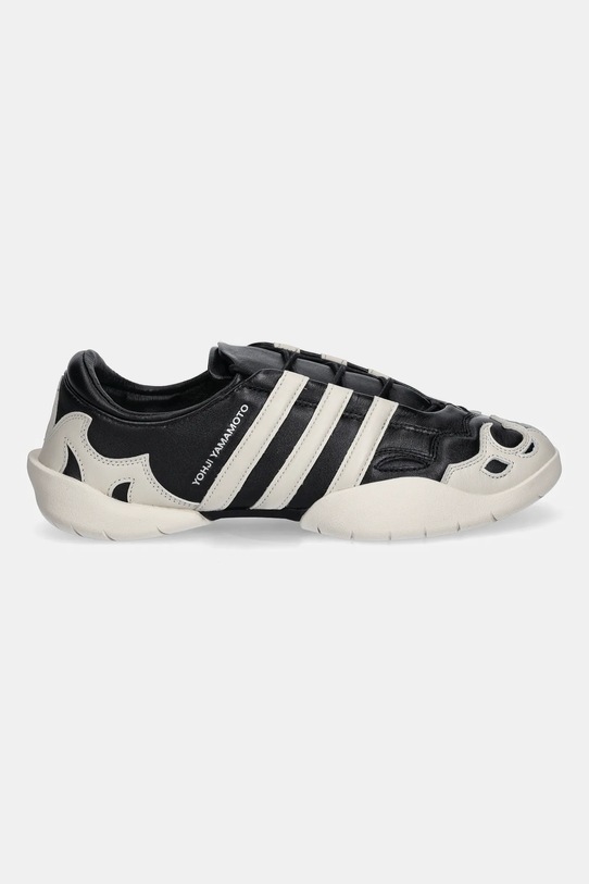 Y-3 sneakersy skórzane Regu 2002 JR3600 czarny AW25