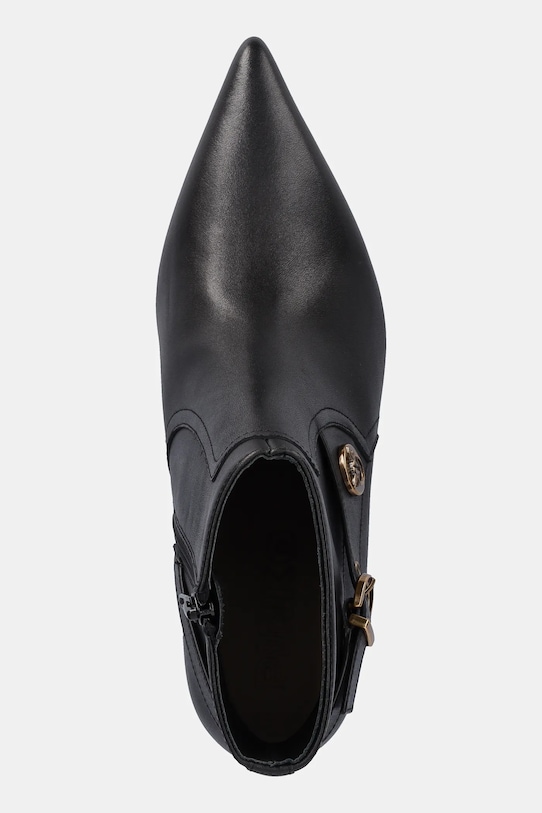 Pinko botki skórzane Gloria 14 czarny SD0367.P087.Z99