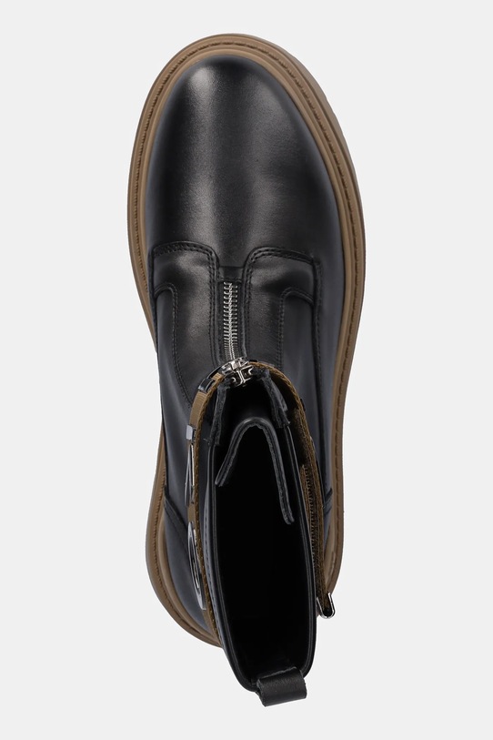 Pinko botki skórzane Mia 13 czarny SD0219.P061.Z99