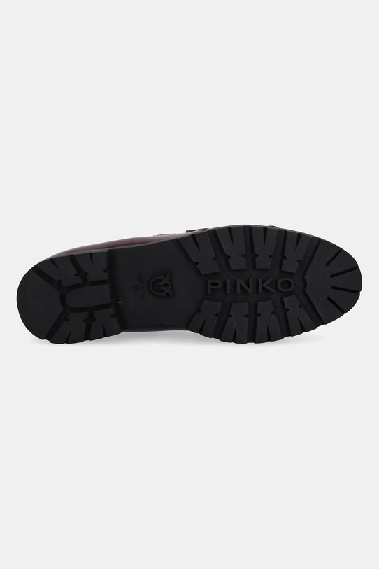 Pinko półbuty skórzane Nora 01 SD0435.P114.P61 bordowy