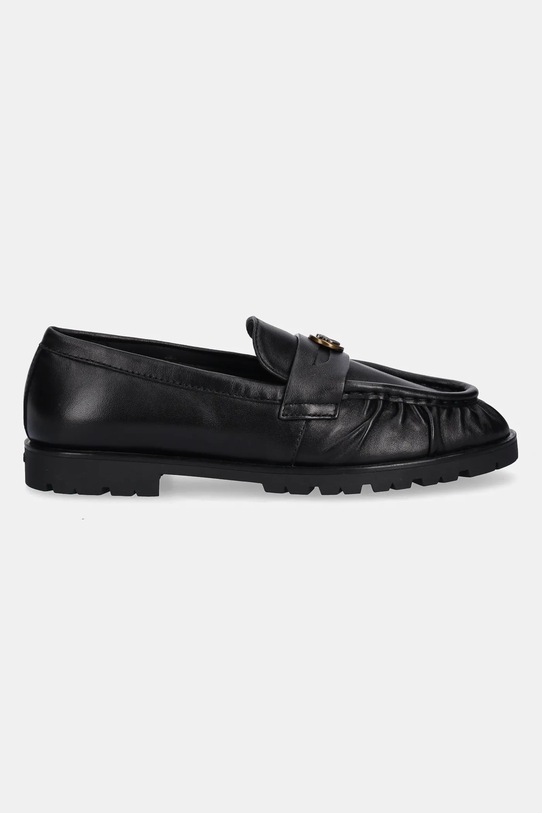 Pinko mokasyny skórzane Nora 01 SD0435.P003.Z99 czarny AW25