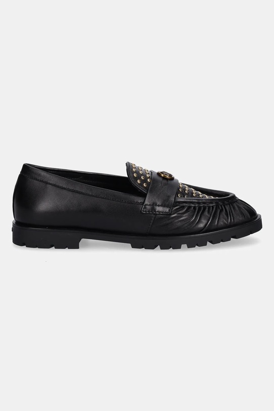 Pinko półbuty skórzane Nora 01 SD0435.P120.Z99 czarny AW25