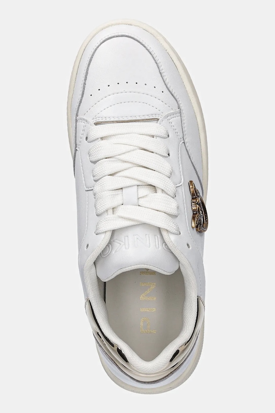 Pinko sneakersy skórzane Mandy 11 biały SS0077.P108.ZHC