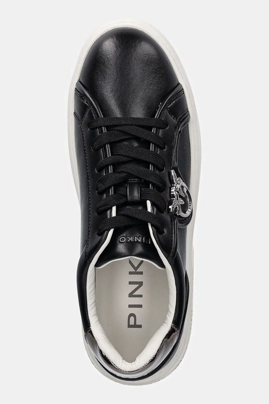Pinko sneakersy skórzane Yoko 06 czarny SS0041.P087.Z99