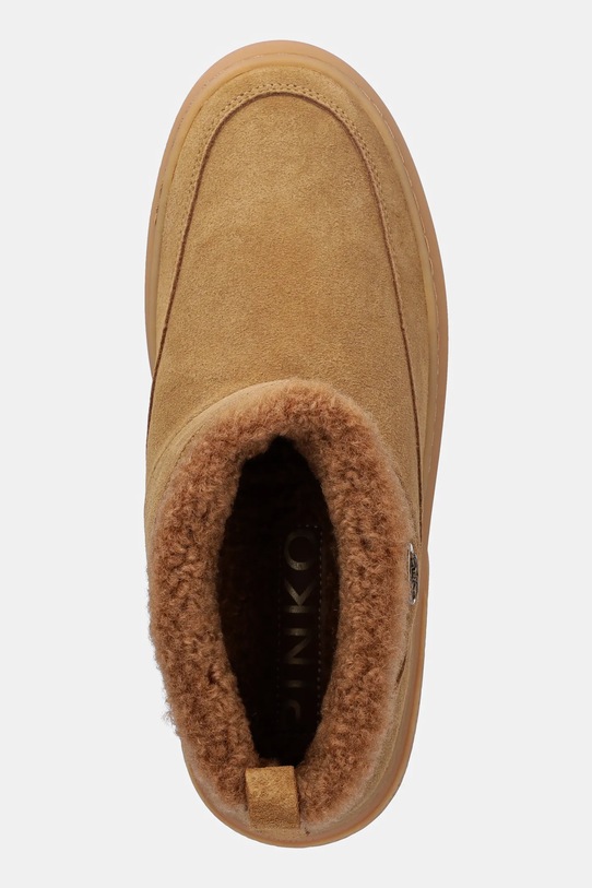 Pinko śniegowce zamszowe Yoko 22 brązowy SS0105.P055.MC0
