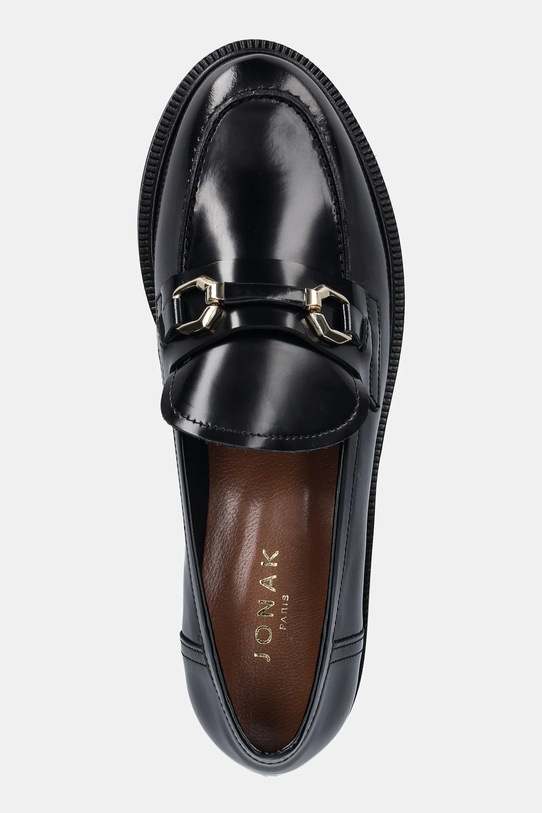 Кожени мокасини Jonak DROP CUIR GLACE черен 3700202