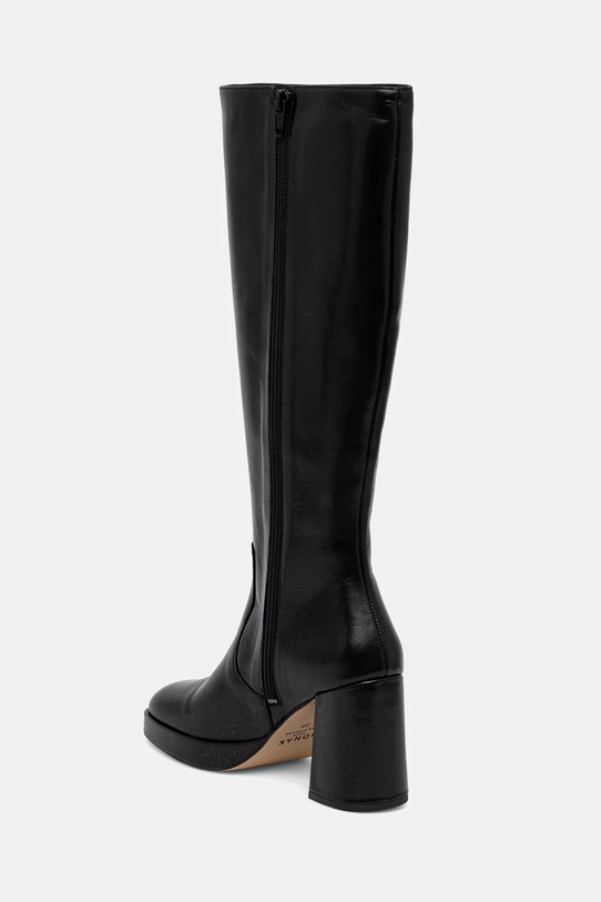Scarpe Jonak stivali in pelle VENDOME CUIR 3500102 nero