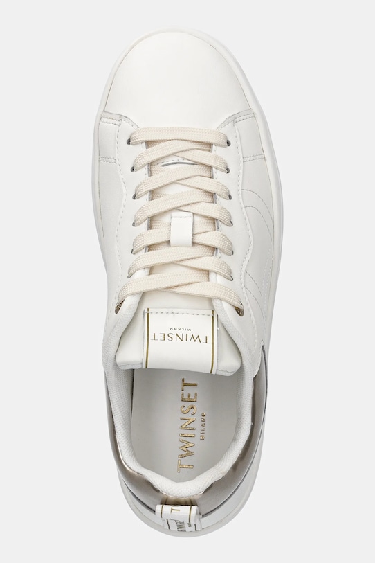 Twinset sneakers din piele alb 252TCP024.07049