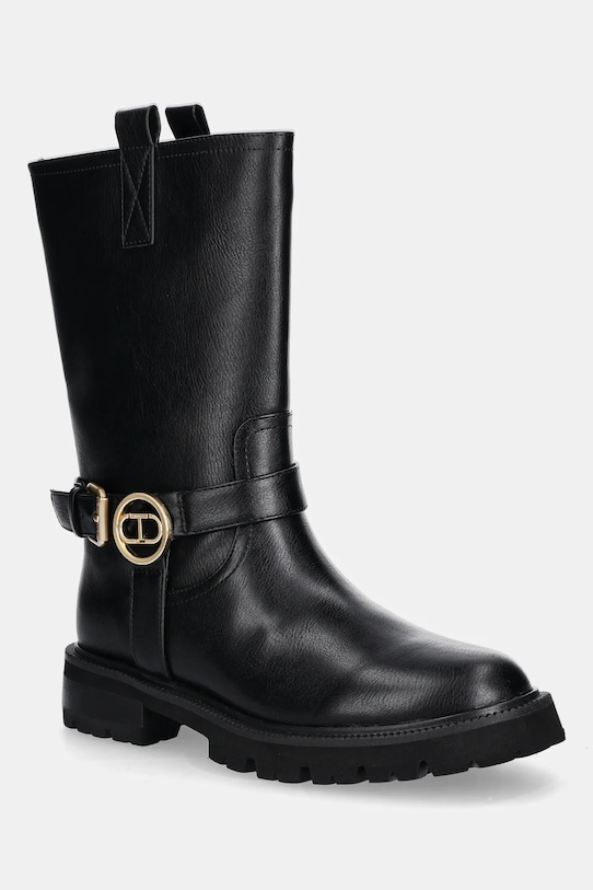 Nízké kozačky Twinset nezateplené černá 252TCP192.00006