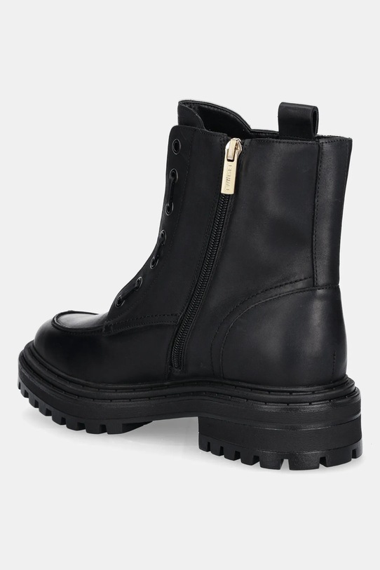 Boty Kožené workery Twinset 252TCP184.00006 černá