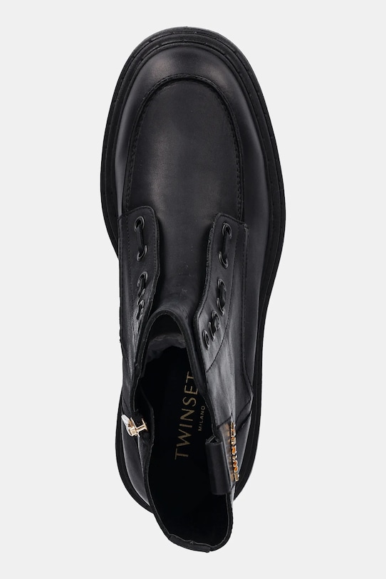 Kožené workery Twinset černá 252TCP184.00006