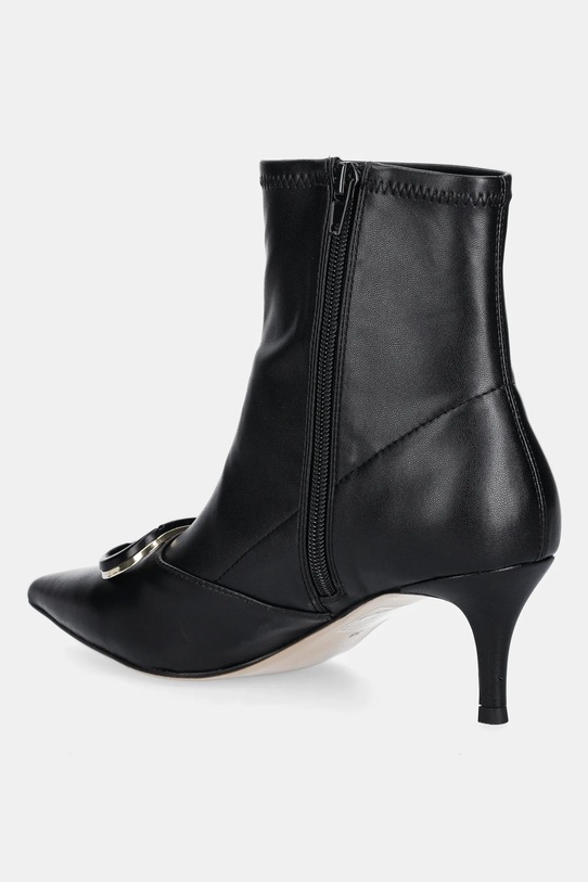 Obuwie Twinset botki skórzane 252TCP034.00006 czarny