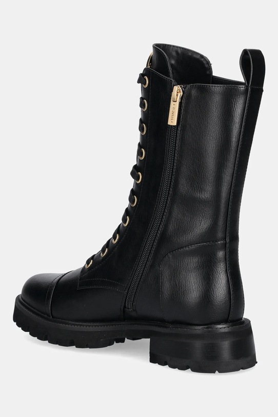 Obuwie Twinset workery skórzane 252TCP190.00006 czarny