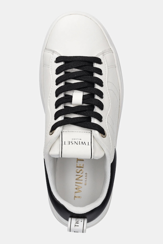 Twinset sneakers din piele alb 252TCP024.01870