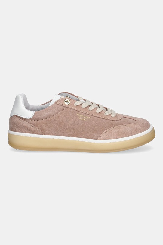 Twinset sneakersy zamszowe 252TCP026.00178 różowy AW25