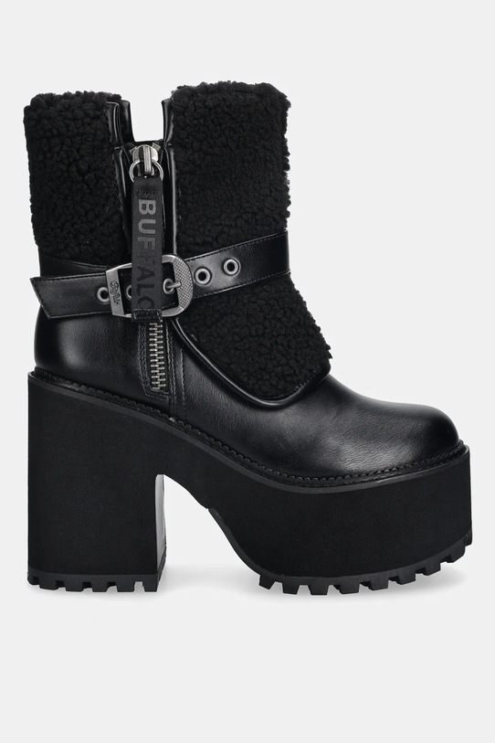 Μποτάκια Buffalo Killah Fold Boot Warm 1220081 μαύρο AW25