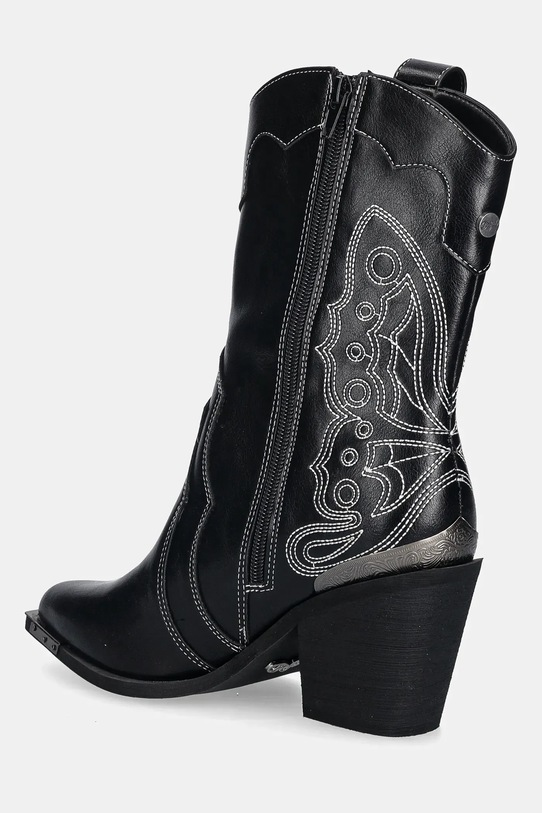 Obuwie Buffalo kowbojki West Boot Mid 1221044 czarny