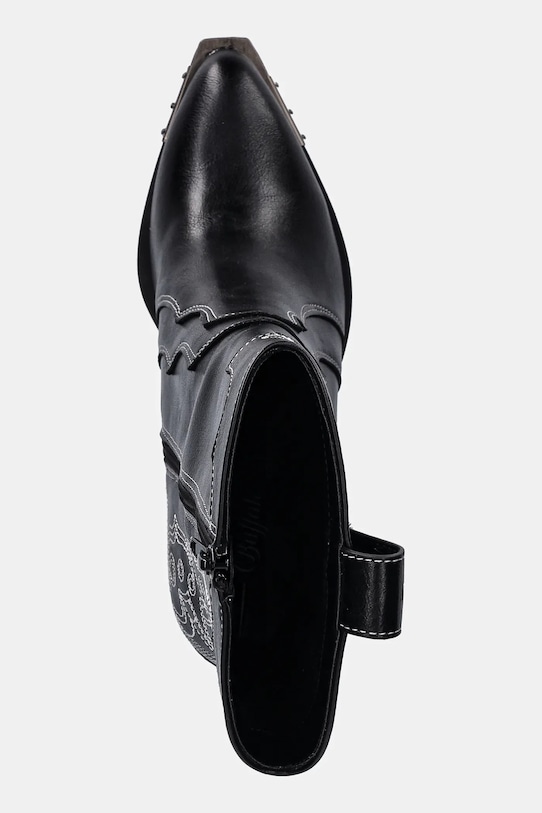 Buffalo kowbojki West Boot Mid czarny 1221044