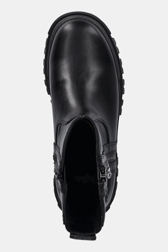 Členkové topánky Buffalo Aspha Bootie Zip čierna 1270125