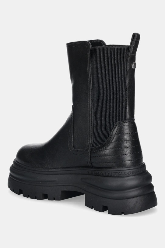 Obuwie Buffalo sztyblety Dione Chelsea Mid 1270128 czarny