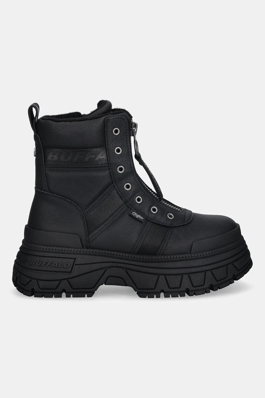 Μποτάκια Buffalo Fusion Front Zip 1270130 μαύρο NC25