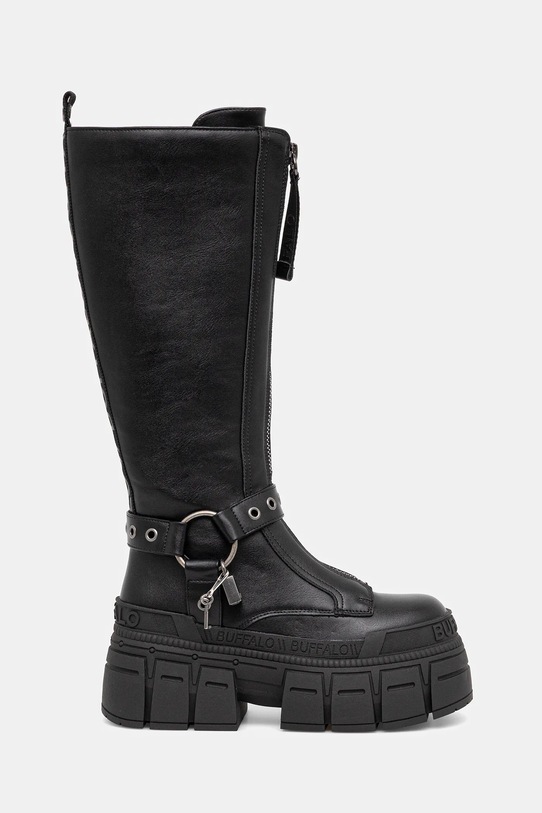 Buffalo kozaki Gospher Biker Hi 1270131 czarny NC25