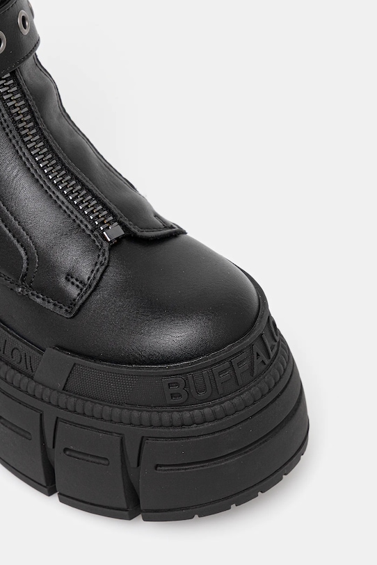 Buffalo kozaki Gospher Biker Hi czarny 1270131