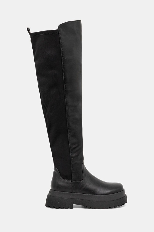 Buffalo kozaki Pluto Overknee 1270153 czarny AW25
