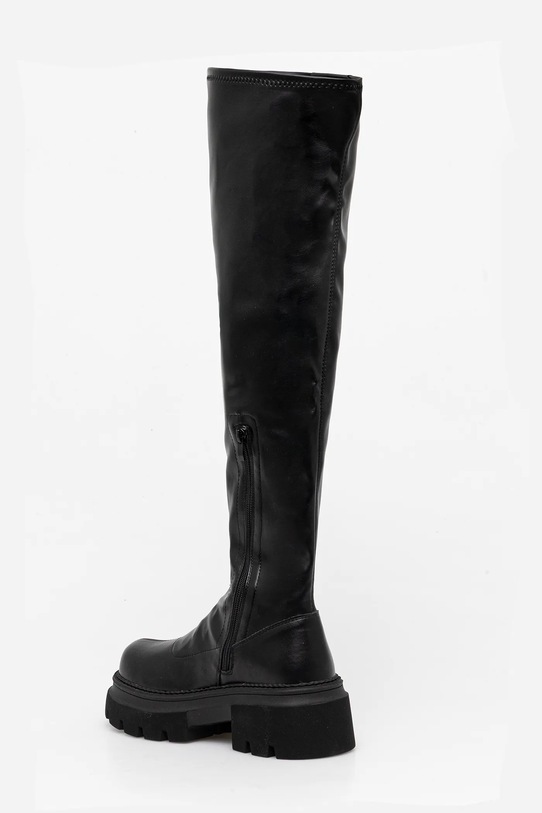 Buffalo kozaki Mave Overknee czarny 1270154