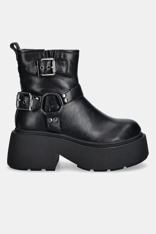 Buffalo botki Vicious Biker Short 1270157 czarny NC25