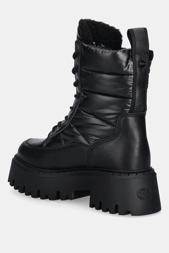 Παπούτσια Μποτάκια εργασίας Buffalo Aspen Laceup Quilt 1622597 μαύρο