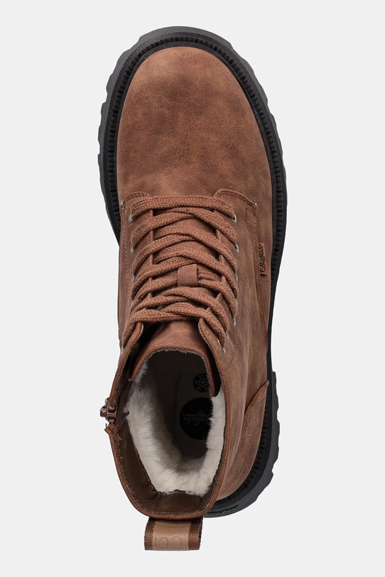 Μποτάκια Buffalo Aspen Lace Up Warm καφέ 1622599