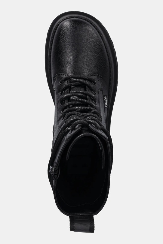 Μποτάκια εργασίας Buffalo Pluto Lace Up Mid μαύρο 1622614
