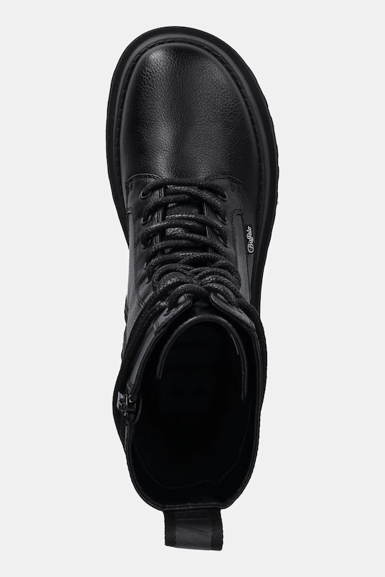 Μποτάκια εργασίας Buffalo Pluto Lace Up Mid μαύρο 1622614