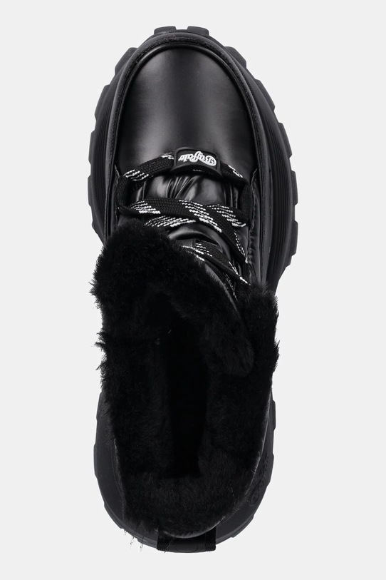 Buffalo śniegowce Manhatten Lace Up Puffed czarny 1622621