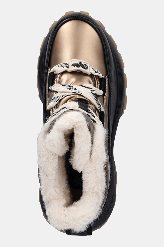 Μπότες χιονιού Buffalo Manhatten Lace Up Puffed χρυσαφί 1622622