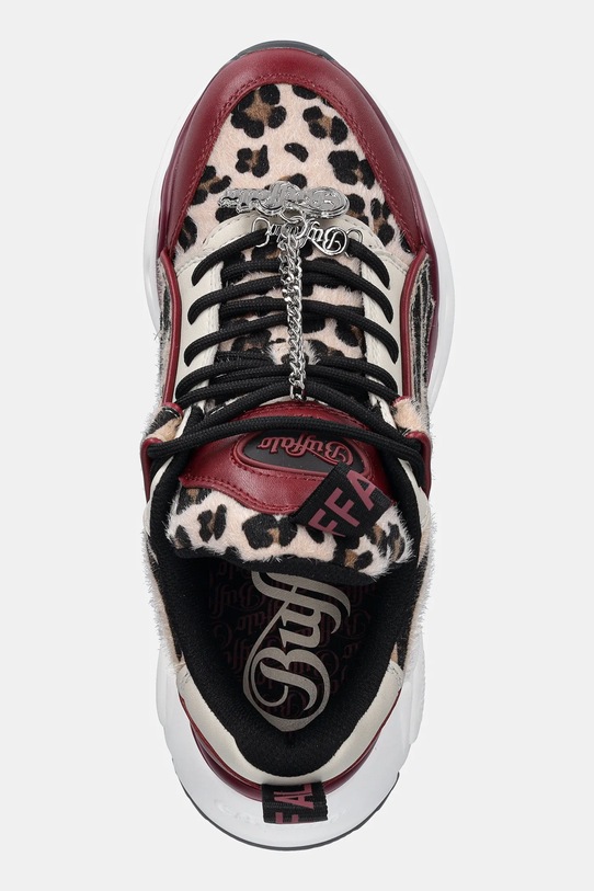 Buffalo sneakersy Binary Glam bordowy 1636515