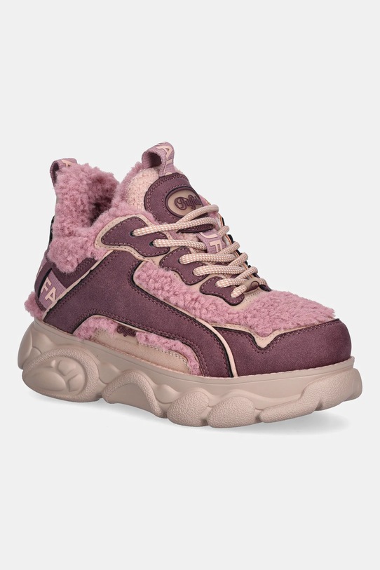Buffalo sneakersy Cld Chai Warm syntetyczny różowy 1636530