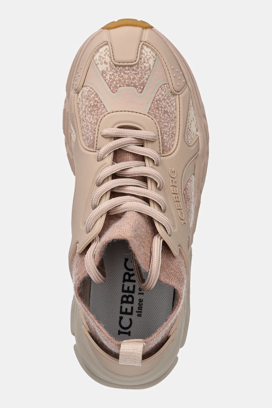 Iceberg sneakersy ICB-One beżowy IDSOCK05