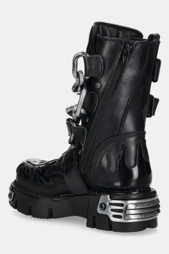Obuwie New Rock workery skórzane M.727.S5 czarny