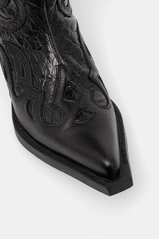 Шкіряні черевики New Rock Nomada Y Firence Negro, West Negro-Acero T.Acero чорний M.7921.S1
