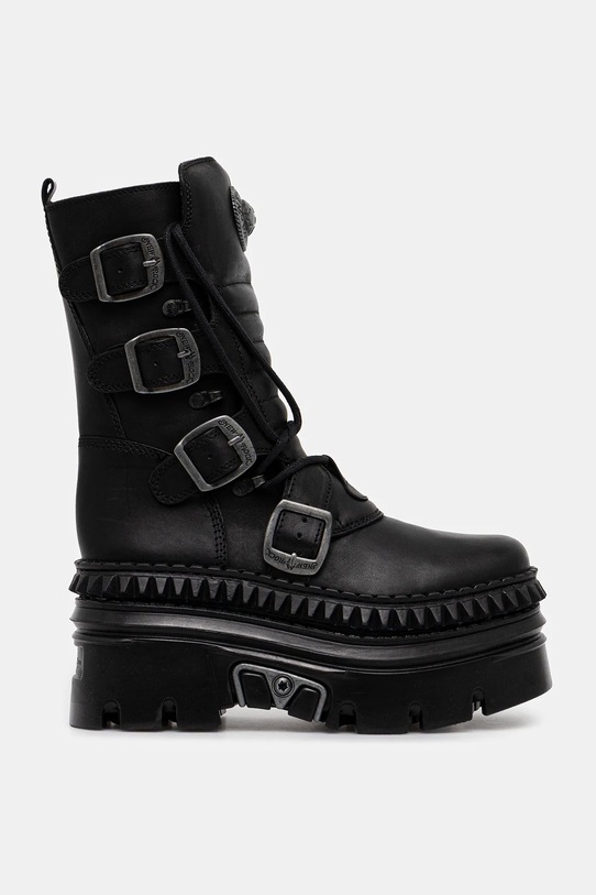 New Rock botki skórzane M.WALL373.S15 czarny AW25