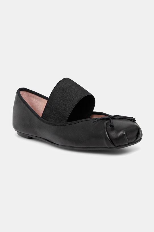 Шкіряні балетки Pretty Ballerinas Kristen чорний 52652.001.5010