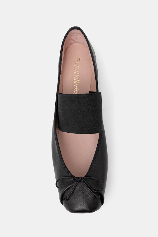 Шкіряні балетки Pretty Ballerinas Kristen чорний 52652.001.5010